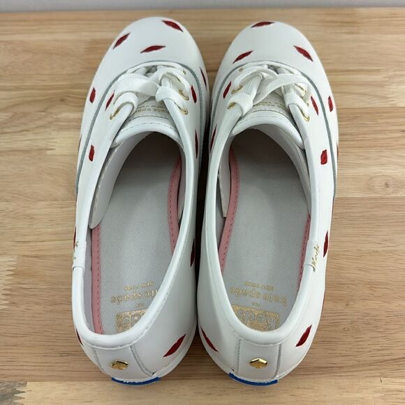 Keds X Kate Spade Champion KS Casual Sneakers- Ember White - Size 8.,5 M- NIB - Picture 4 of 9